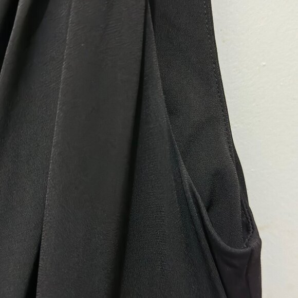 332 Michael Kors | EUC Women’s Black Draped Shoulder Sheath Dress (Size M) - Picture 7 of 15